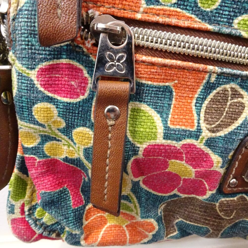 Relic By Fossil Crossbody Bag Elephant Floral Can… - image 4
